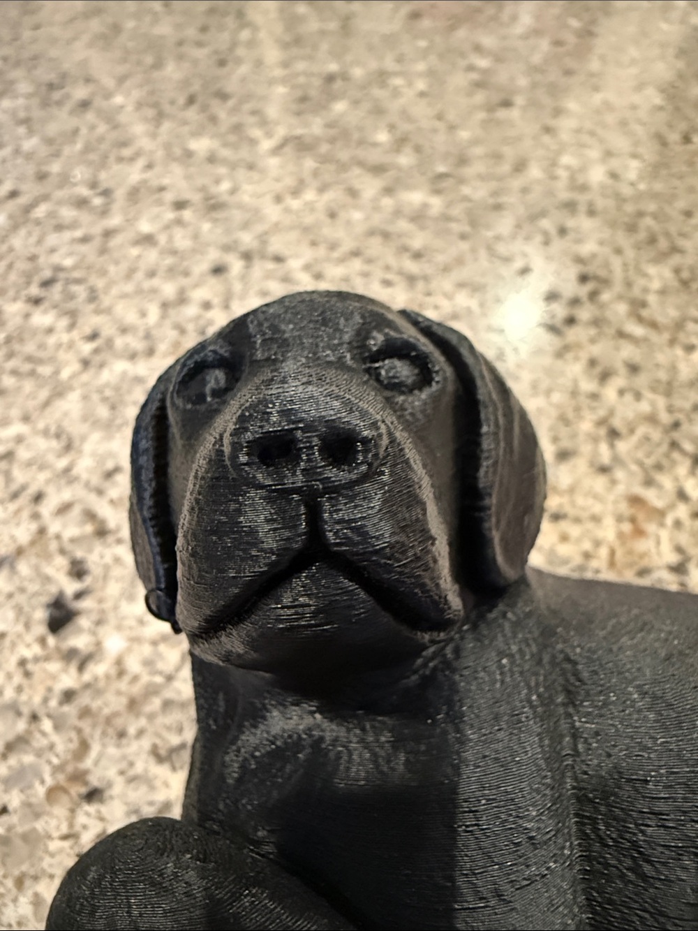 Black Labrador Retriever Decorative Dog 3D Printed Figurine - Cake Topper - Picture 10 of 12